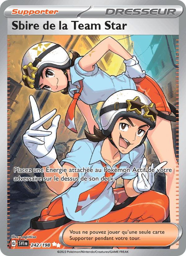 Sbire de la Team Star, carte 242 de Écarlate et Violet