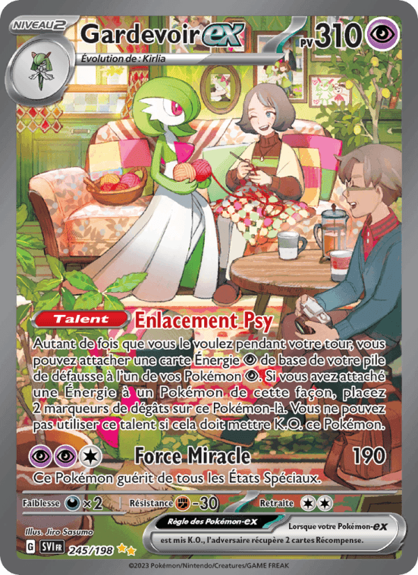 Gardevoir-ex, carta 245 di Écarlate et Violet