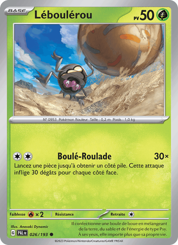 Léboulérou, carta 026 de Évolutions à Paldea
