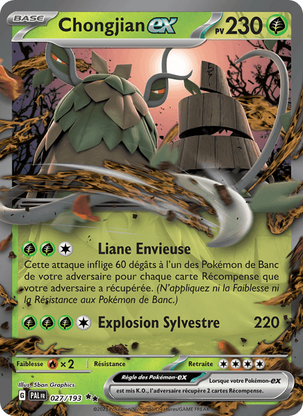 Chongjian-ex, carte 027 de Évolutions à Paldea