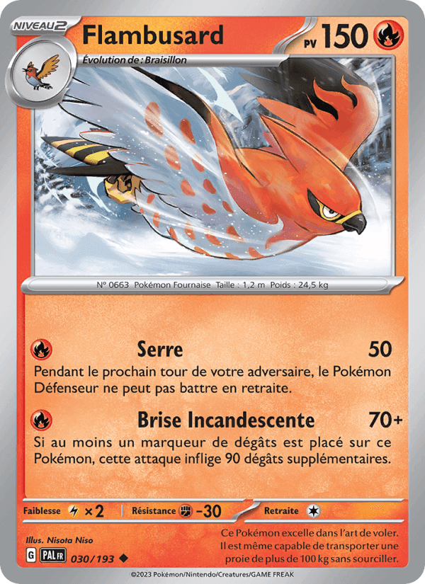Évolutions à Paldea の 030 番、Flambusard