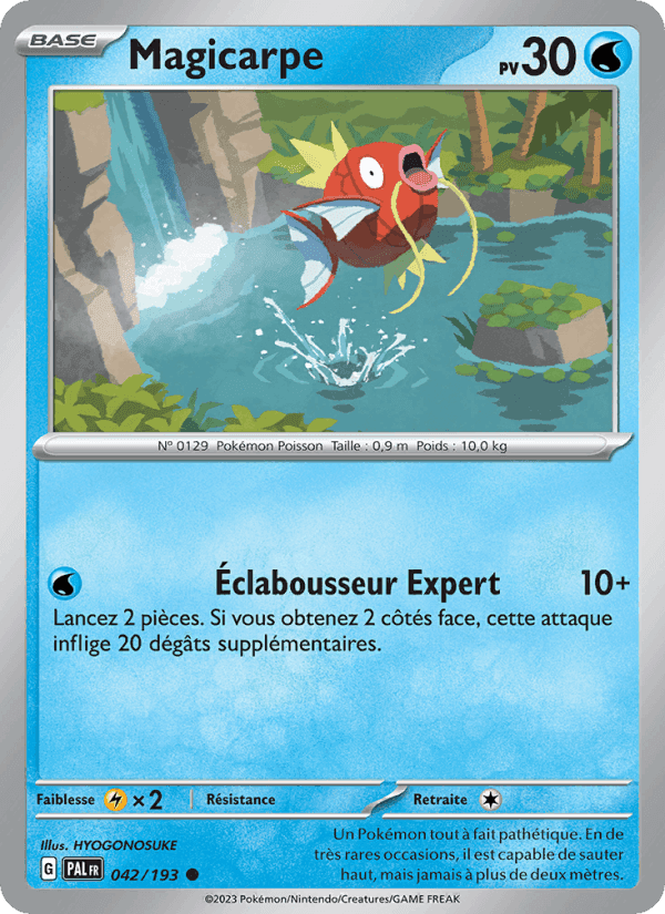 Magicarpe, carte 042 de Évolutions à Paldea