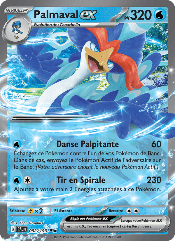 Palmaval-ex, carte 052 de Évolutions à Paldea