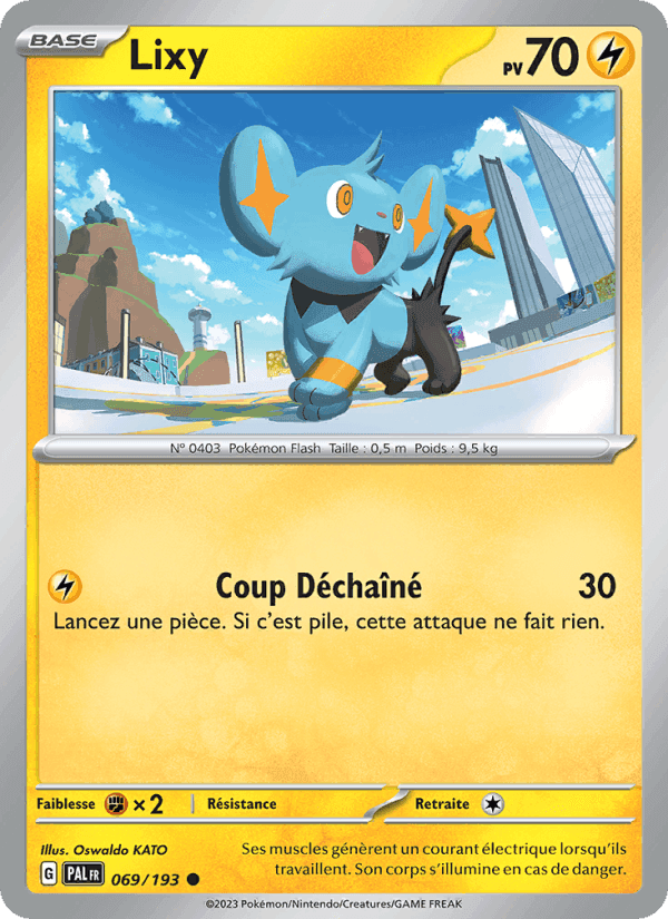 Lixy, carte 069 de Évolutions à Paldea