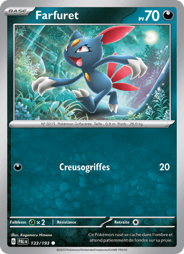 Farfuret, carte 133 de Évolutions à Paldea