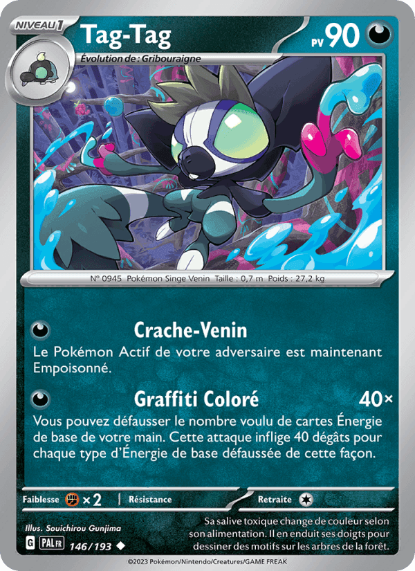 Tag-Tag, card 146 from Évolutions à Paldea
