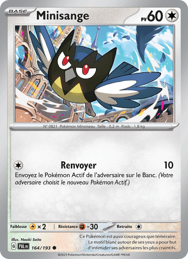 Minisange, card 164 from Évolutions à Paldea