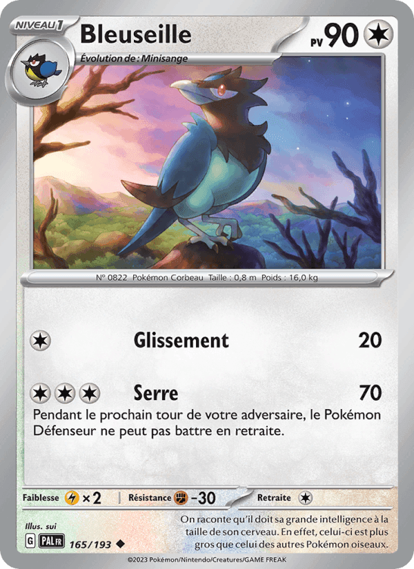 Évolutions à Paldea の 165 番、Bleuseille