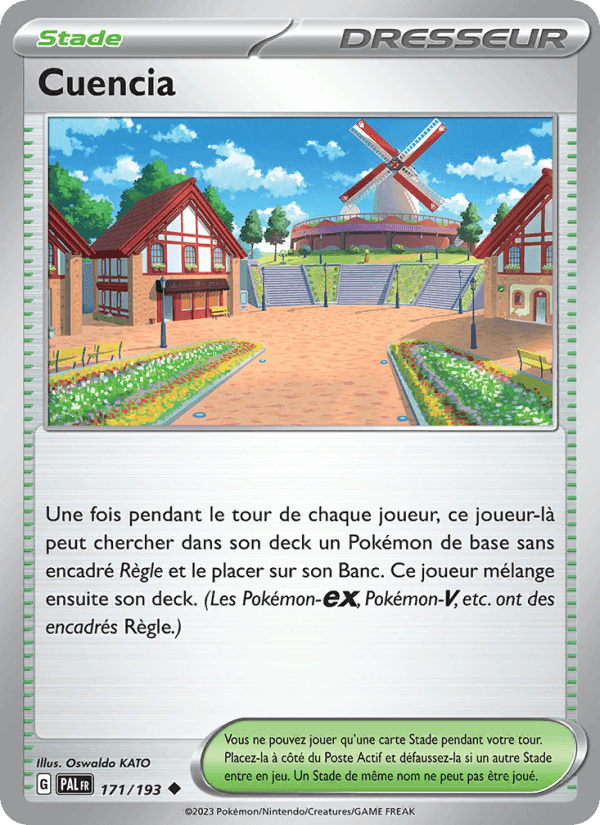 Cuencia, card 171 from Évolutions à Paldea