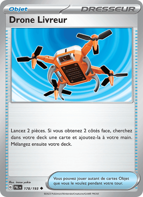 Drone Livreur, carte 178 de Évolutions à Paldea