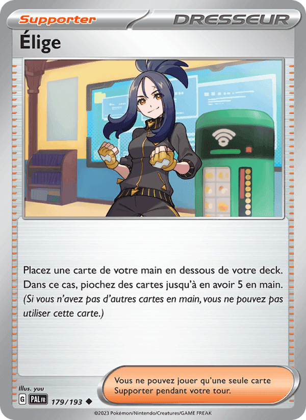 Élige, card 179 from Évolutions à Paldea