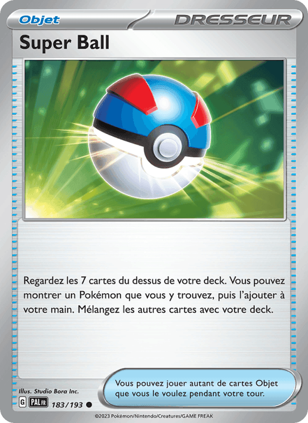 Super Ball, carte 183 de Évolutions à Paldea