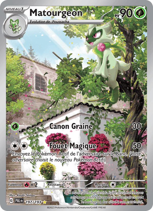 Matourgeon, card 197 from Évolutions à Paldea