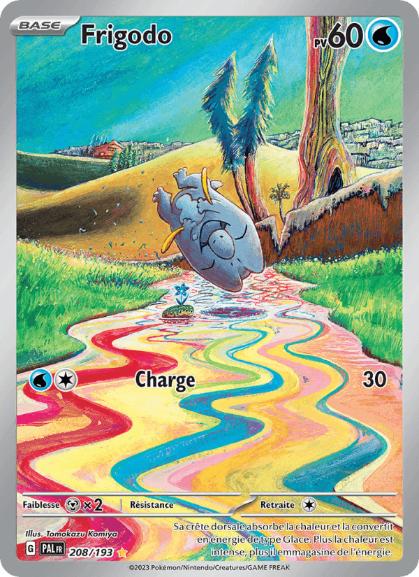 Frigodo, card 208 from Évolutions à Paldea