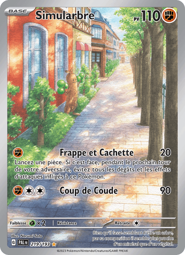 Évolutions à Paldea の 219 番、Simularbre