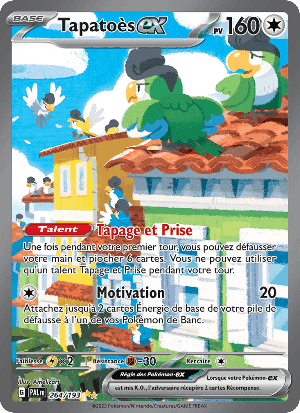 Évolutions à Paldea の 264 番、Tapatoès-ex
