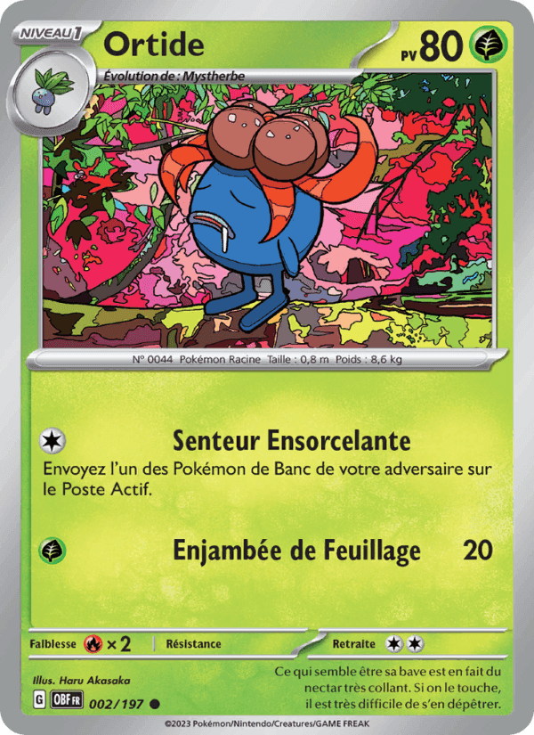 Ortide, carta 002 de Flammes Obsidiennes