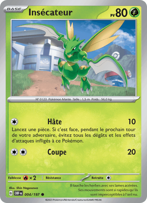 Insécateur, carta 004 de Flammes Obsidiennes