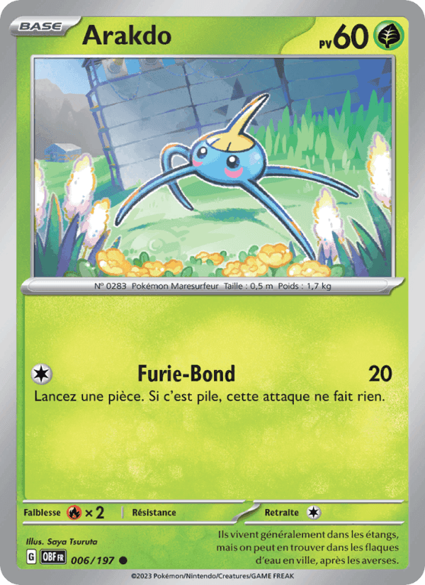 Arakdo, carte 006 de Flammes Obsidiennes