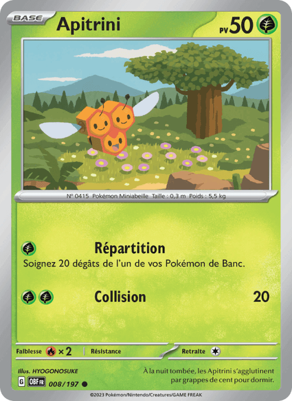 Apitrini, carte 008 de Flammes Obsidiennes