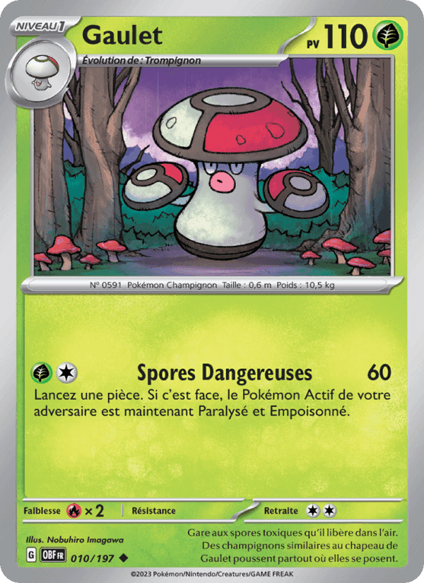 Gaulet, carte 010 de Flammes Obsidiennes