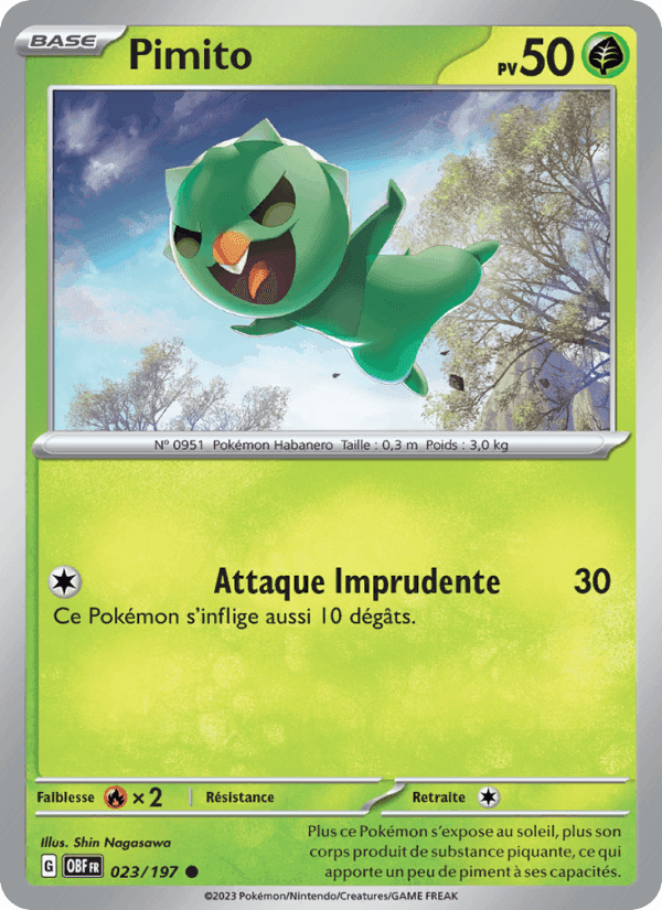 Pimito, carte 023 de Flammes Obsidiennes