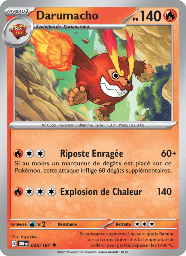 Darumacho, carta 035 de Flammes Obsidiennes