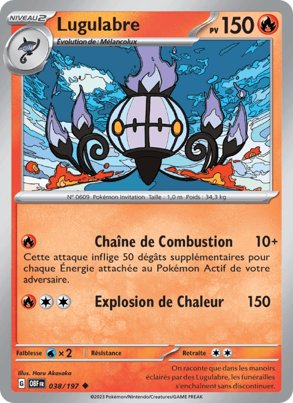 Lugulabre, carta 038 di Flammes Obsidiennes