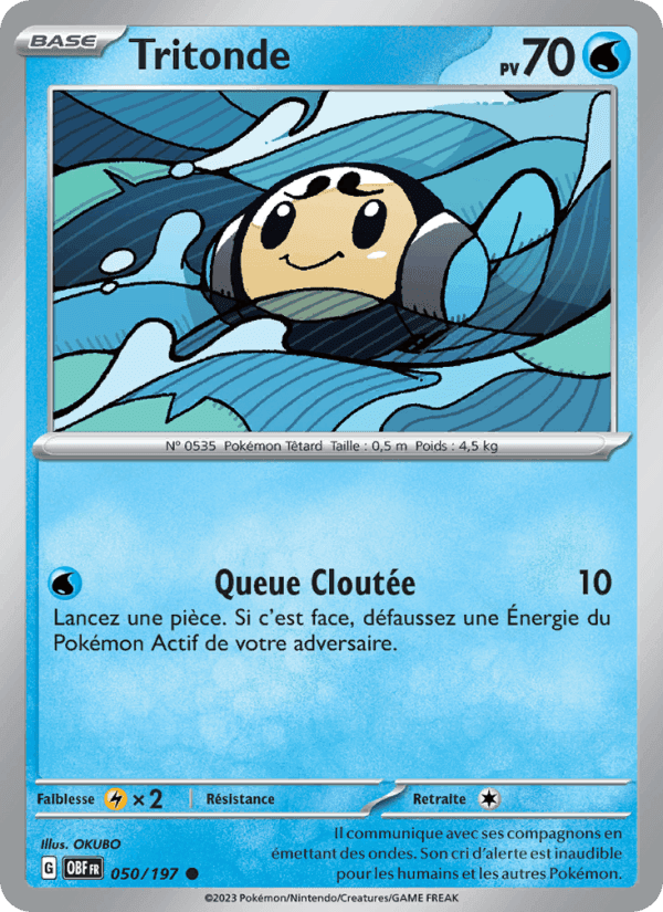 Tritonde, carte 050 de Flammes Obsidiennes