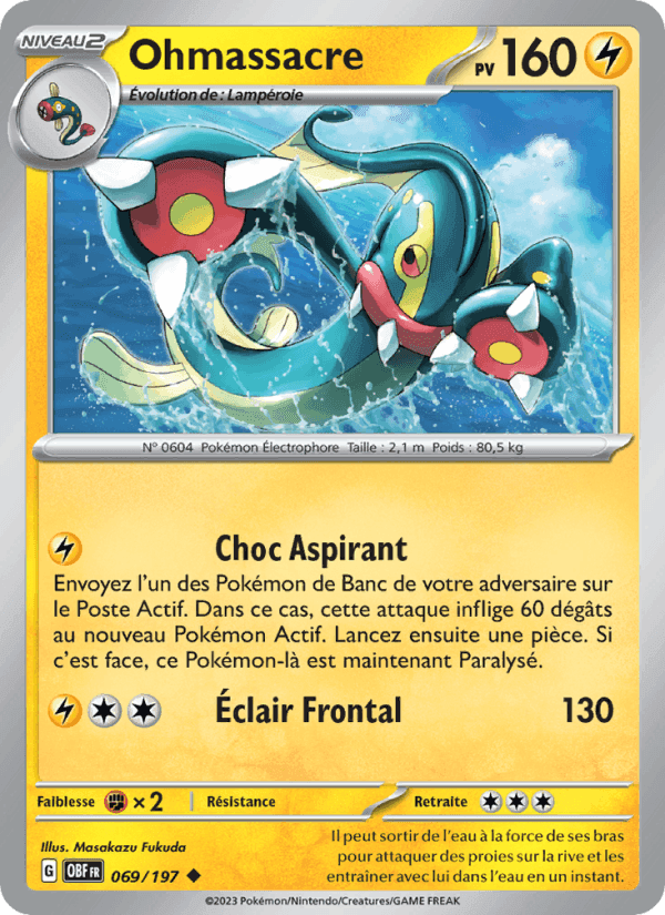 Ohmassacre, card 069 from Flammes Obsidiennes