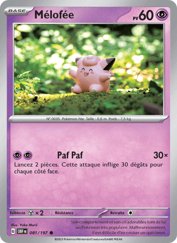 Mélofée, card 081 from Flammes Obsidiennes