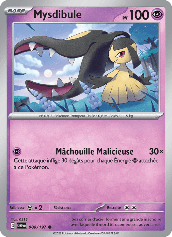 Mysdibule, carte 089 de Flammes Obsidiennes