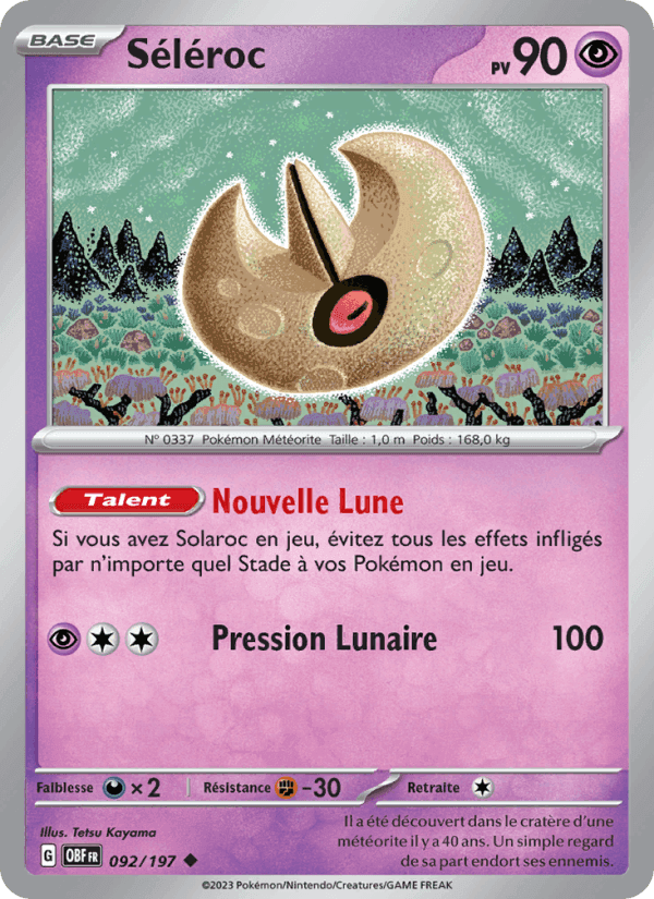 Séléroc, carta 092 di Flammes Obsidiennes