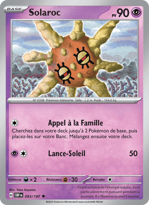 Solaroc, carte 093 de Flammes Obsidiennes