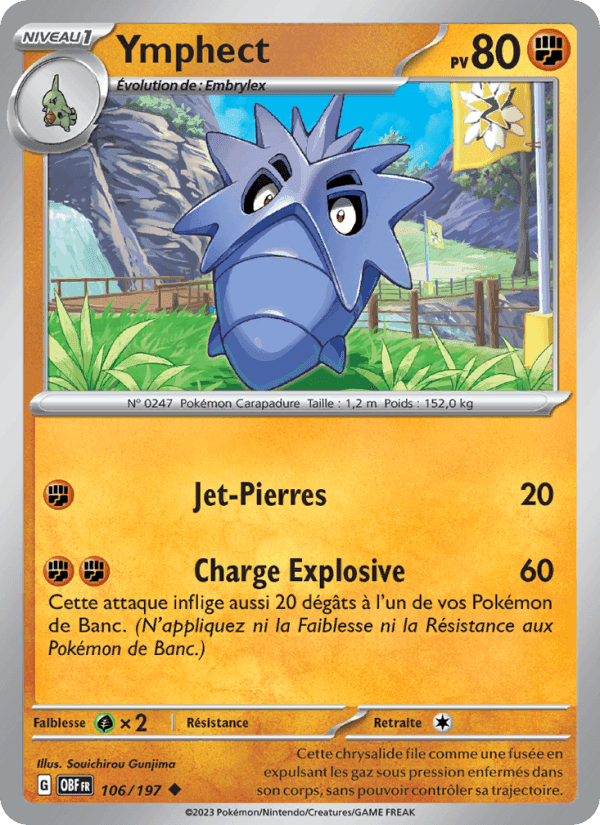 Ymphect, card 106 from Flammes Obsidiennes