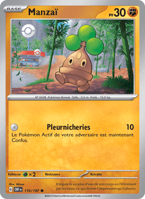Manzaï, carte 110 de Flammes Obsidiennes