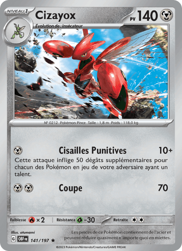 Cizayox, carta 141 di Flammes Obsidiennes