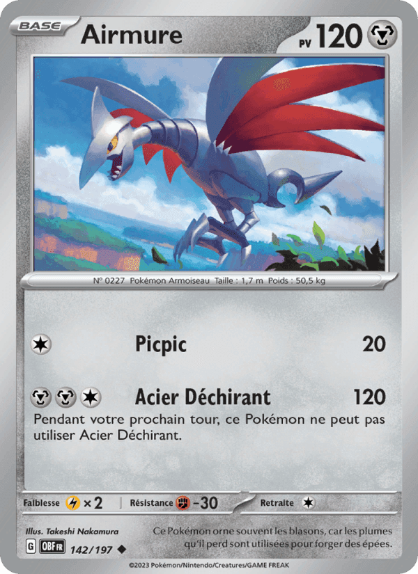 Airmure, card 142 from Flammes Obsidiennes