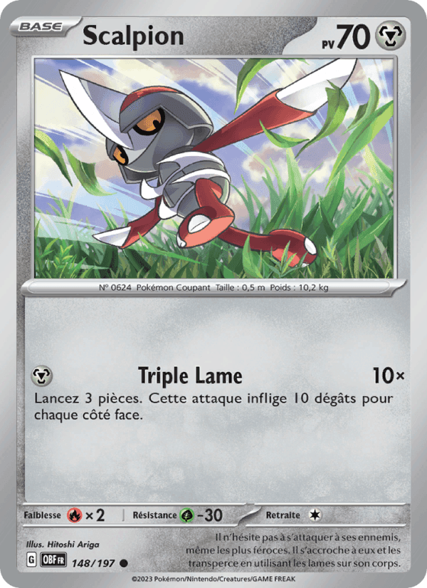 Scalpion, carte 148 de Flammes Obsidiennes