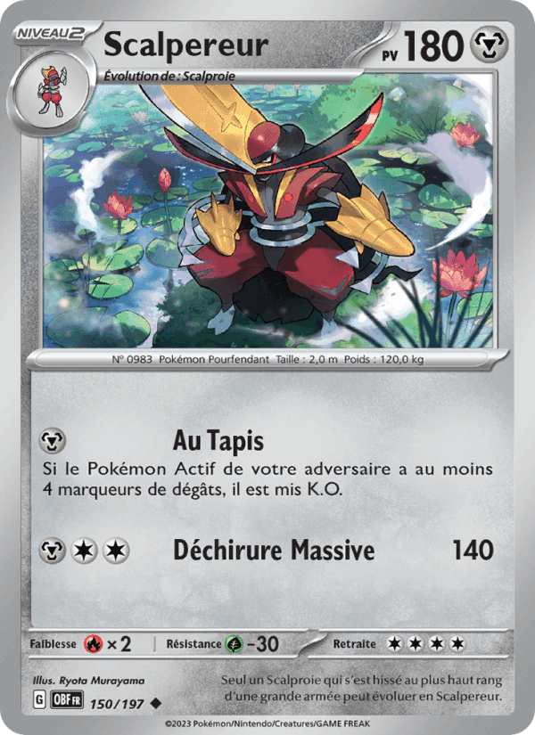 Scalpereur, carte 150 de Flammes Obsidiennes