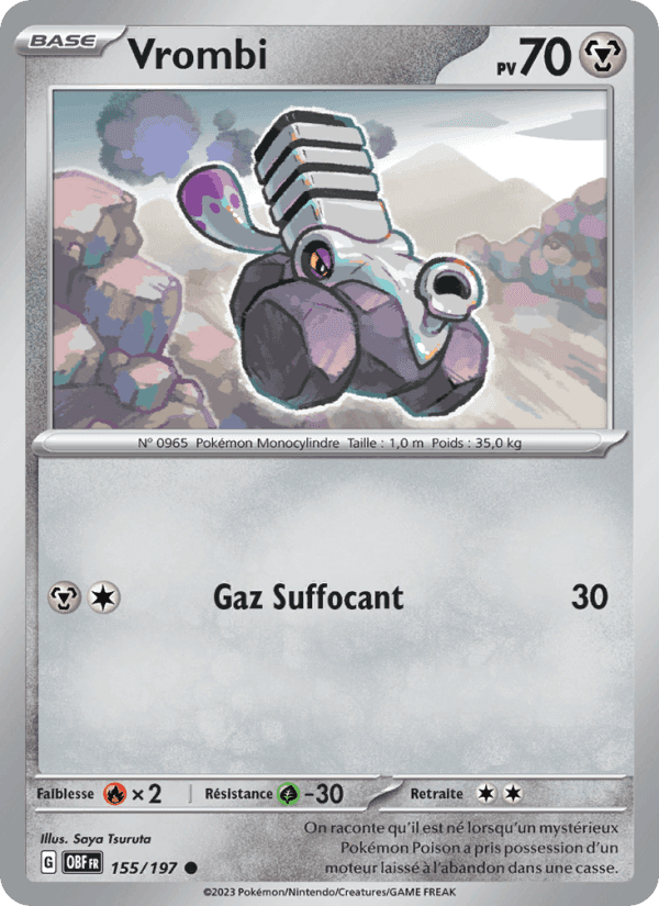 Vrombi, carte 155 de Flammes Obsidiennes