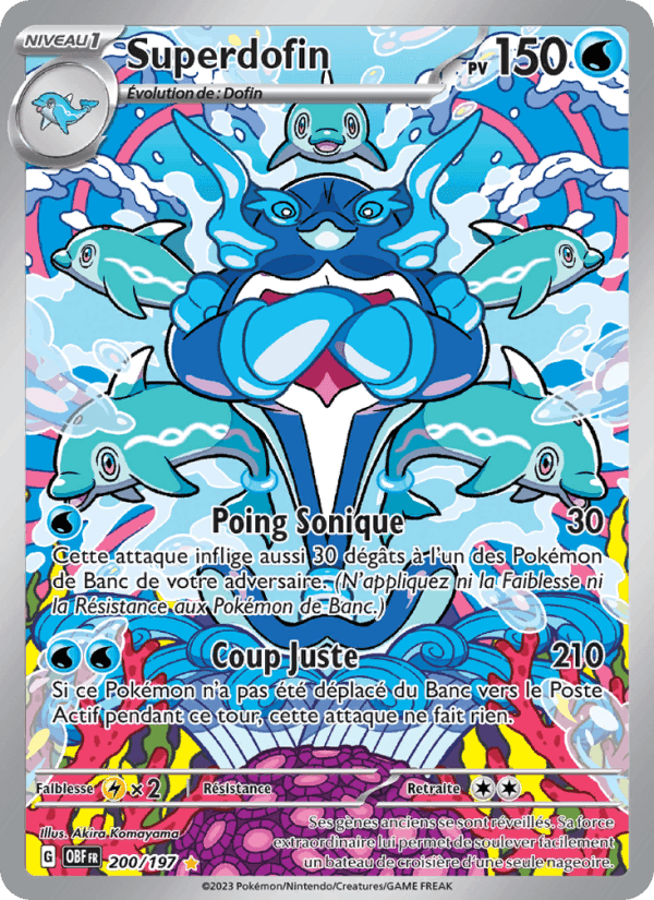 Superdofin, carta 200 de Flammes Obsidiennes