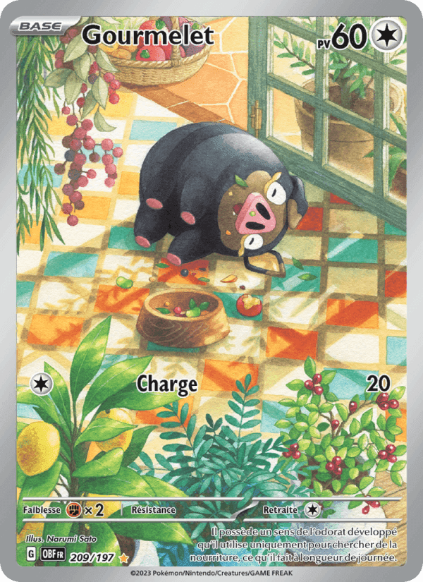 Gourmelet, carte 209 de Flammes Obsidiennes