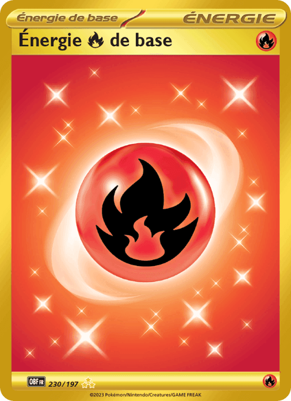 Énergie Fire de base, carta 230 di Flammes Obsidiennes