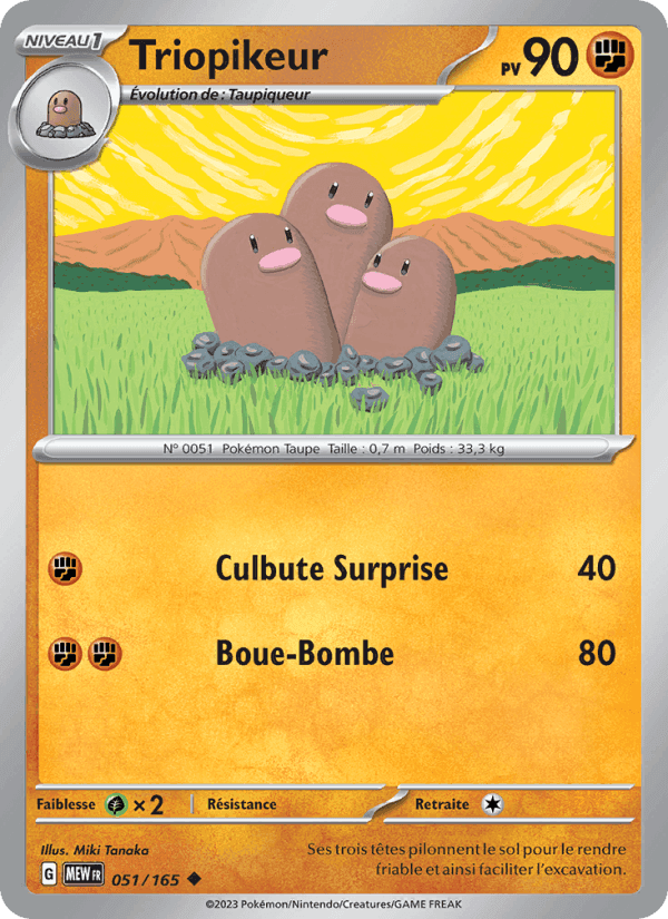 Triopikeur, carte 051 de 151