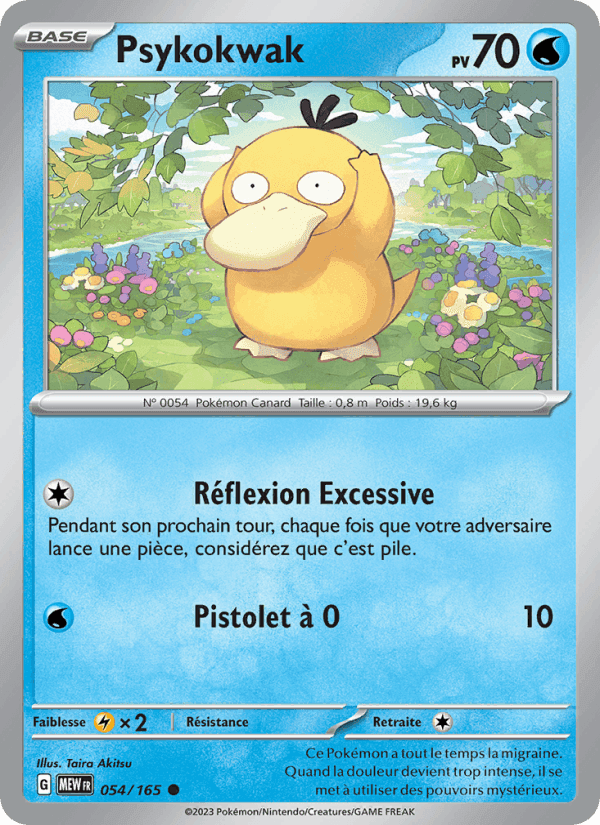 Psykokwak, carte 054 de 151