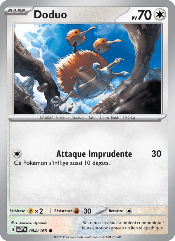 Doduo, carte 084 de 151