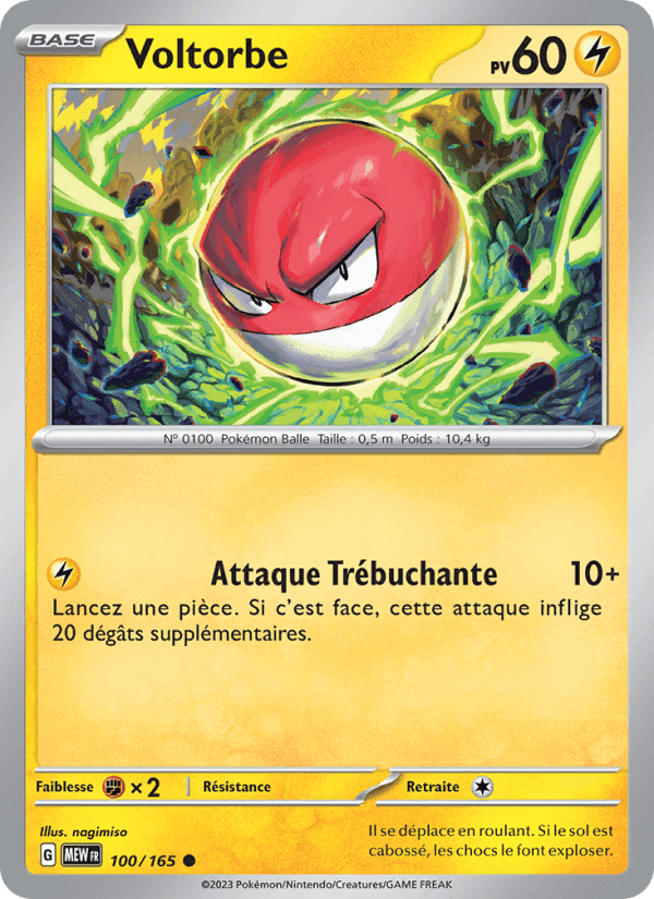 Voltorbe, carte 100 de 151