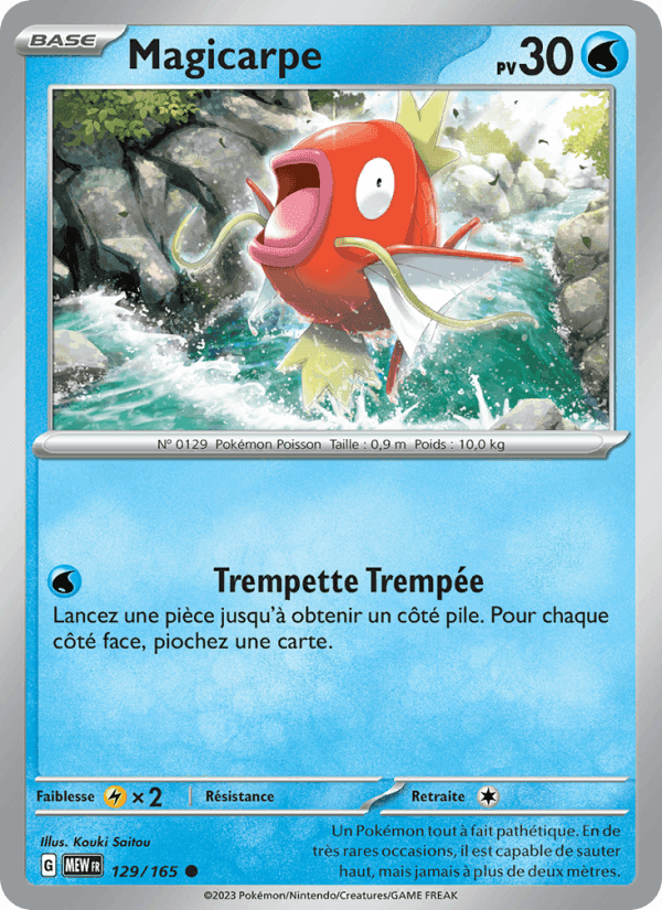 Magicarpe, card 129 from 151