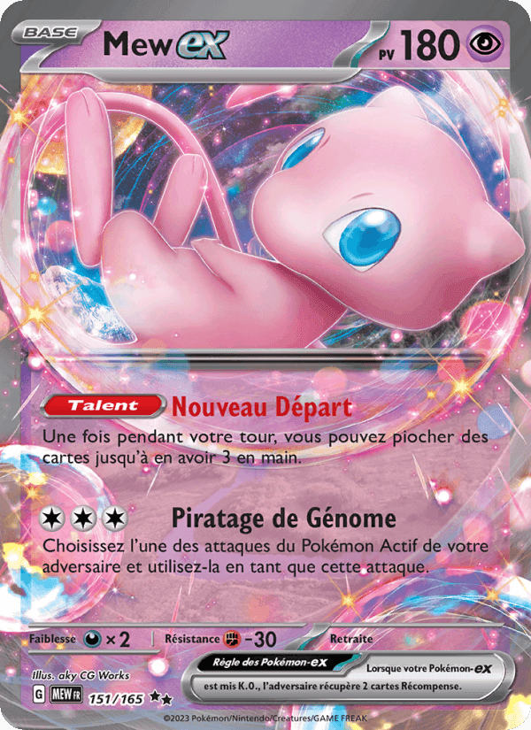 Mew-ex, card 151 from 151